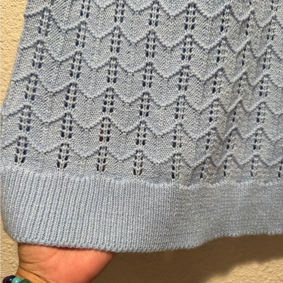 SO Light Blue Knit Top - Picture 5 of 8